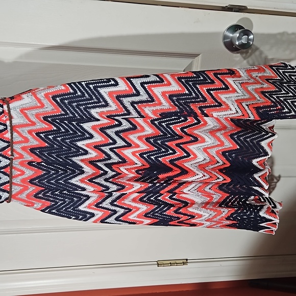 Emily West ,lace with white lining and slip , fun colors ,sleeveless - Picture 9 of 14